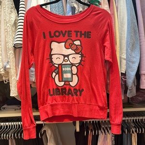 Rare vintage Hello Kitty long sleeve shirt